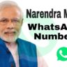 narendra modi whatsapp number